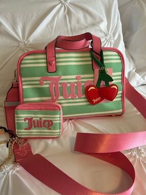 Juicy Couture Paradise Satchel and matching wallet